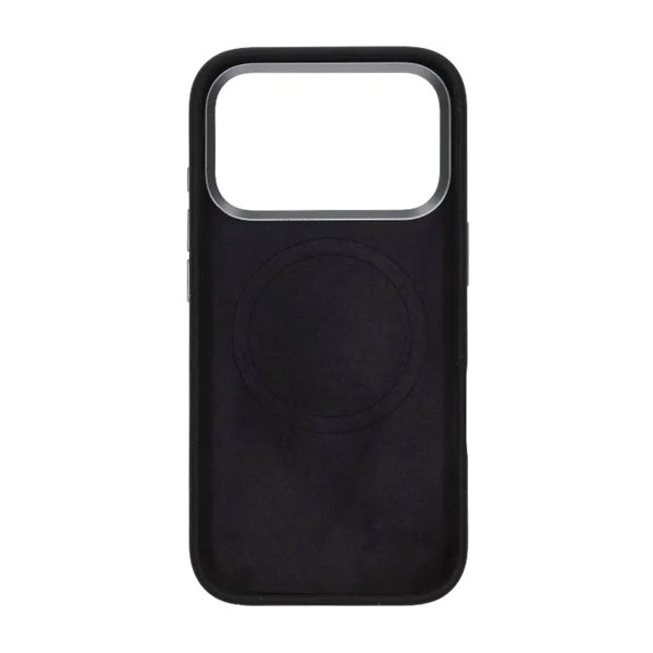 iPhone 17 Pro Deksel Silikon MagSafe Svart