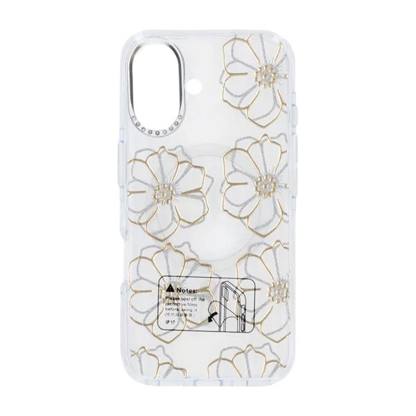 iPhone 16 Deksel Mønster MagSafe Blomster