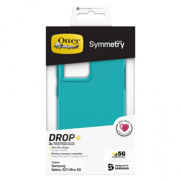 Otterbox Samsung Galaxy S21 Ultra Deksel Symmetry Series Rock Candy Blue