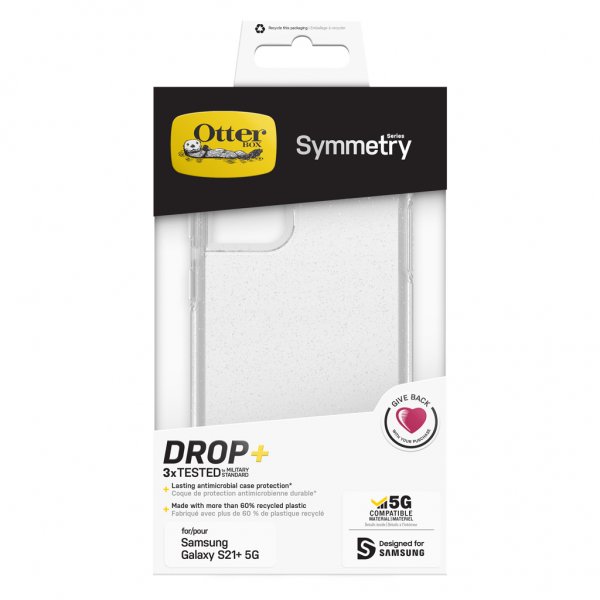 Otterbox Samsung Galaxy S21 Plus Deksel Symmetry Series Stardust Clear