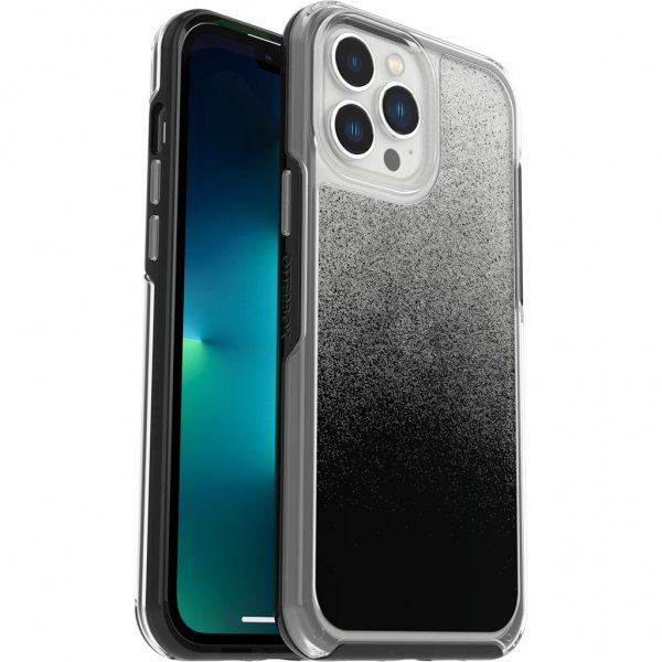 Otterbox iPhone 13 Pro Max Deksel Symmetry Series Klar Svart