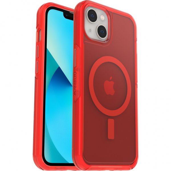Otterbox iPhone 13 Deksel Symmetry Plus Clear In The Red