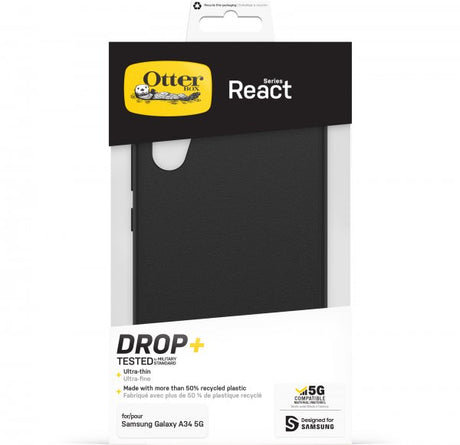 Otterbox Samsung Galaxy A34 5G Deksel React Svart