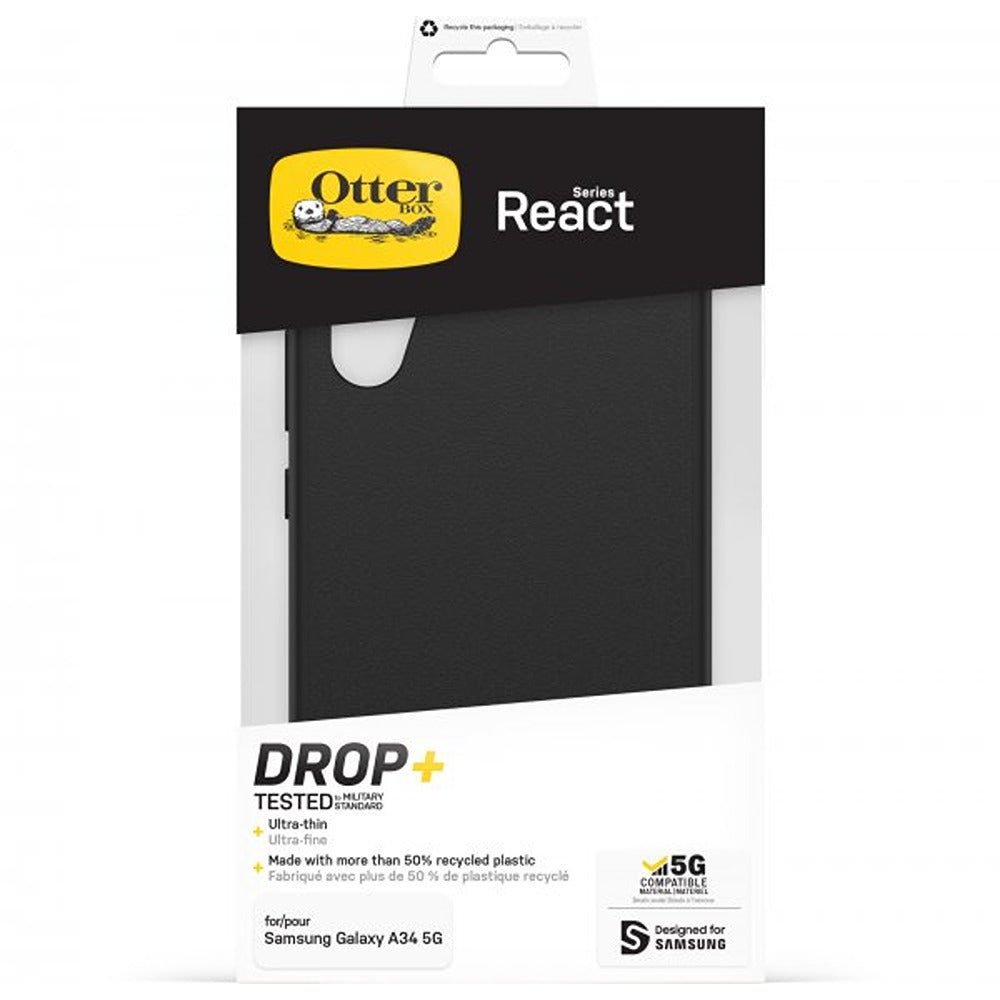 Otterbox Samsung Galaxy A34 5G Deksel React Svart