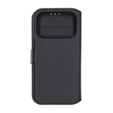 Rvelon iPhone 17 Pro Etui 4 Kortlomme Avtakbart deksel Svart