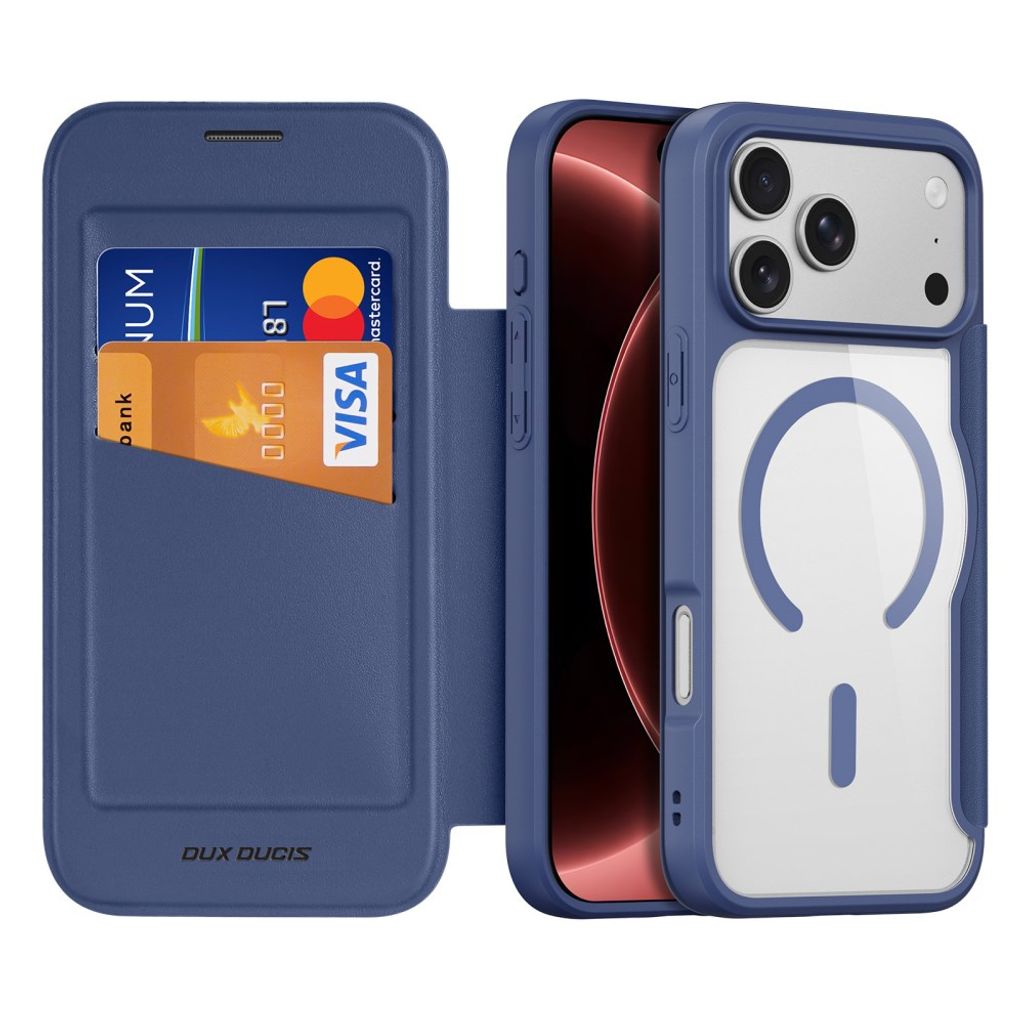Dux Ducis iPhone 17 Pro Max/iPhone 18 Pro Max Etui Skin X Pro Series MagSafe Blå