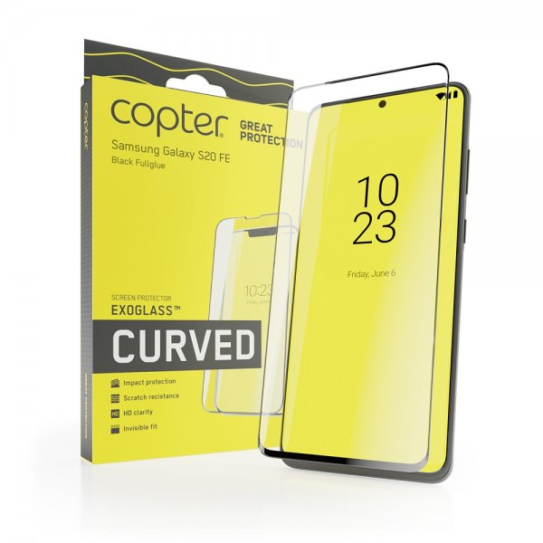 Copter Samsung Galaxy S20 FE Skjermbeskytter ExoGlass Curved