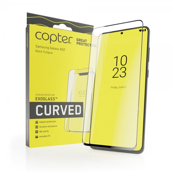 Copter Samsung Galaxy A52/A52s 5G Skjermbeskytter Exoglass Curved