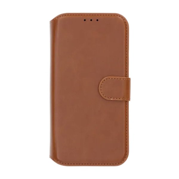 Rvelon iPhone 17 Pro Etui 4 Kortlomme Avtakbart deksel Brun