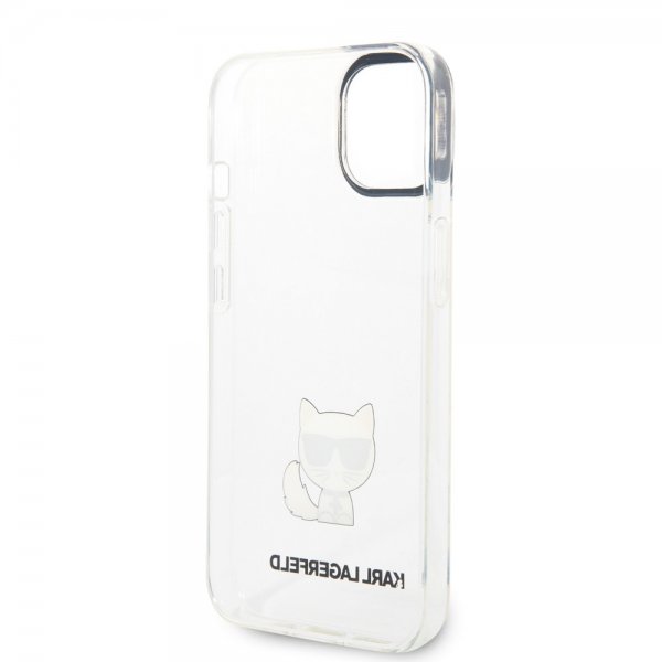 Karl Lagerfeld iPhone 14 Deksel Printed Choupette Transparent