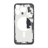 Midtramme med smådeler for iPhone 15 Pro Max - svart titan OEM