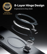 Torras Samsung Galaxy S26 Plus Deksel Ostand Q3 Spin Obsidian Black