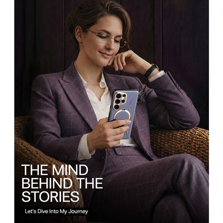 Torras Samsung Galaxy S26 Ultra Deksel Ostand Q3 Vegskin Dark Purple