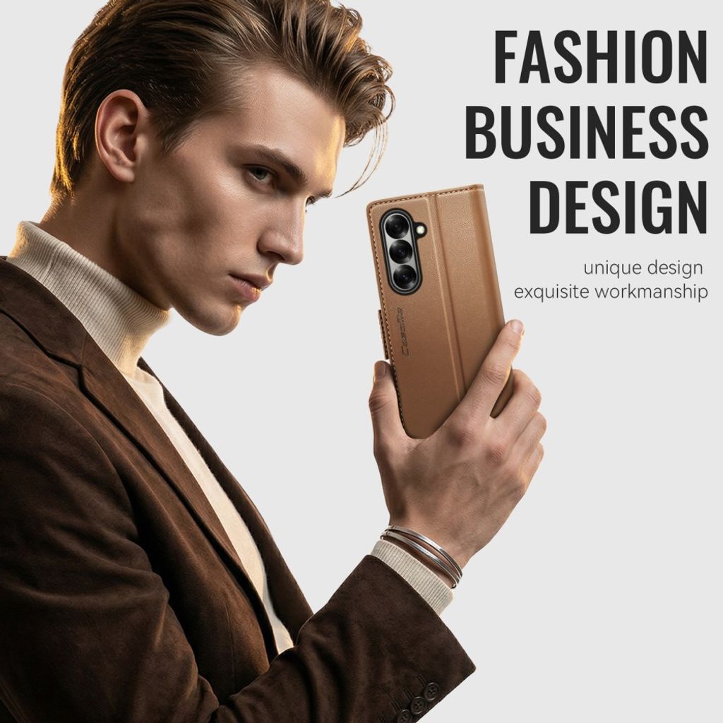 CaseMe Samsung Galaxy Z Fold 8 Ultra Etui 023 Series Brun