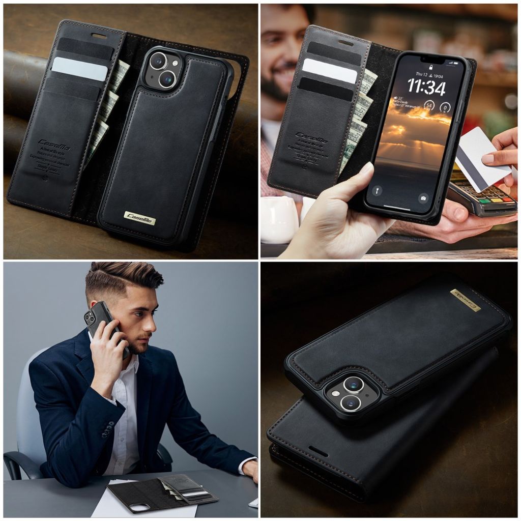 CaseMe iPhone 13 Etui C49 Series Svart