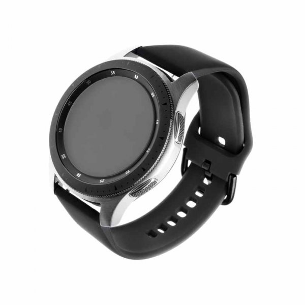 Fixed Samsung Galaxy Watch 22mm Armbånd Silicone Strap Svart