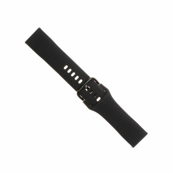 Fixed Samsung Galaxy Watch 22mm Armbånd Silicone Strap Svart