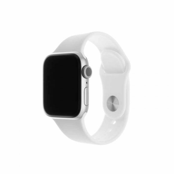 Fixed Apple Watch 44/45/46mm/Apple Watch Ultra Armbånd Silicone Strap Hvit