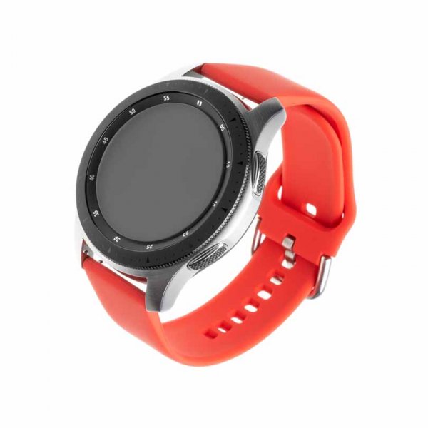 Fixed Samsung Galaxy Watch 20mm Armbånd Silicone Strap Rød