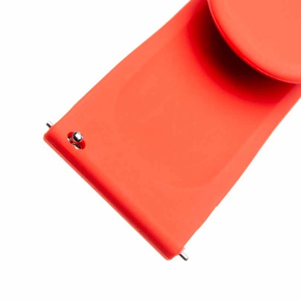 Fixed Samsung Galaxy Watch 20mm Armbånd Silicone Strap Rød