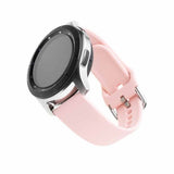 Fixed Samsung Galaxy Watch 22mm Armbånd Silicone Strap Rosa