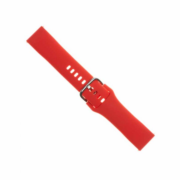 Fixed Samsung Galaxy Watch 22mm Armbånd Silicone Strap Rød