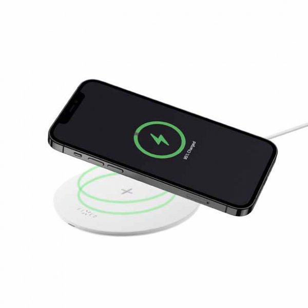 Fixed Trådløs lader SlimPad 15W Hvit