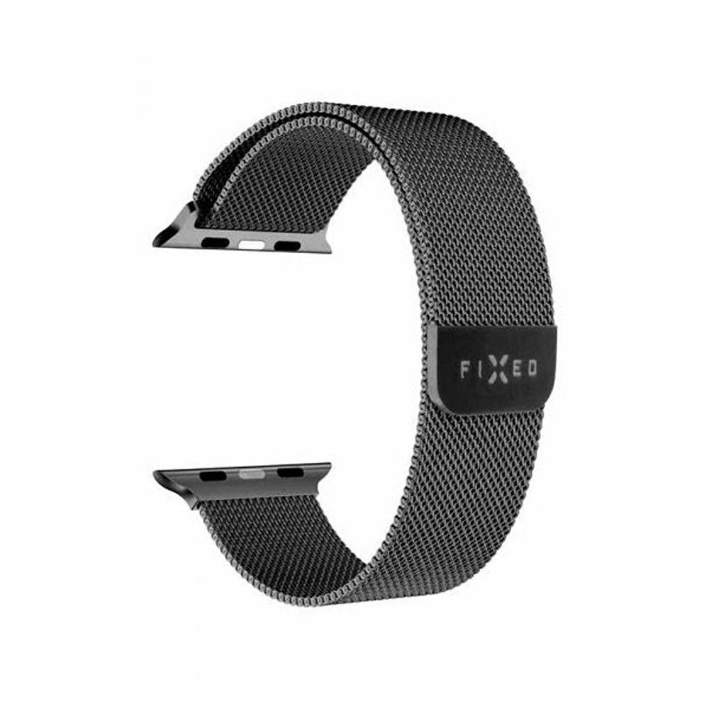Fixed Apple Watch 44/45/46mm/Apple Watch Ultra Armbånd Mesh Strap Svart