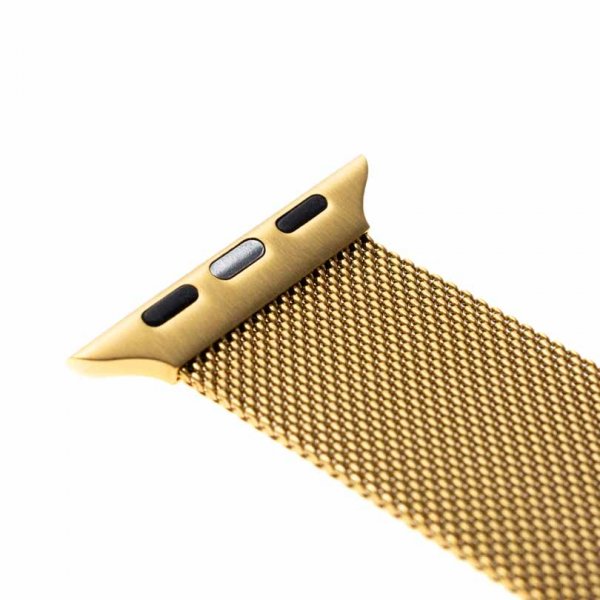 Fixed Apple Watch 44/45/46mm/Apple Watch Ultra Armbånd Mesh Strap Gull