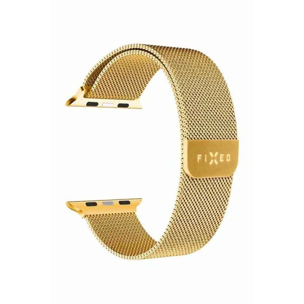 Fixed Apple Watch 44/45/46mm/Apple Watch Ultra Armbånd Mesh Strap Gull