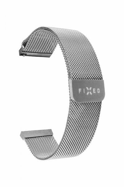 Fixed Samsung Galaxy Watch 20mm Armbånd Mesh Strap Sølv