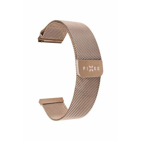Fixed Samsung Galaxy Watch 20mm Armbånd Mesh Strap Rosegull