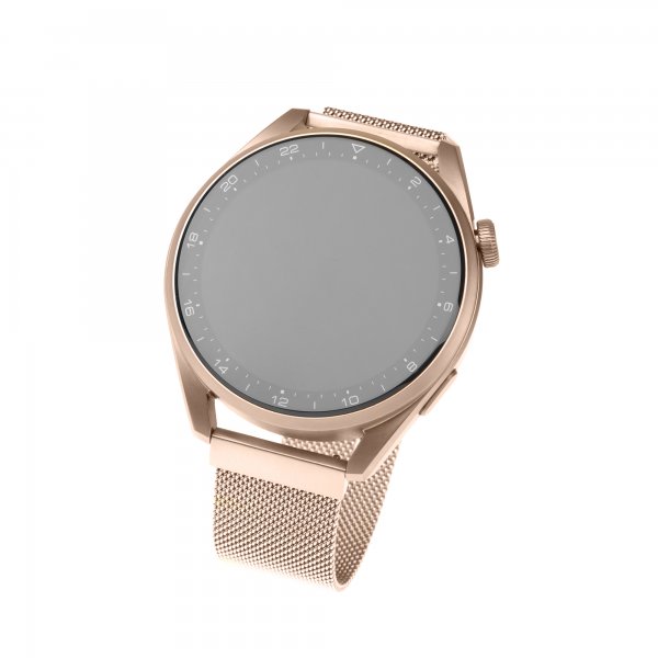 Fixed Samsung Galaxy Watch 22mm Armbånd Mesh Strap Rosegull
