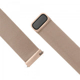Fixed Samsung Galaxy Watch 22mm Armbånd Mesh Strap Rosegull