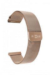 Fixed Samsung Galaxy Watch 22mm Armbånd Mesh Strap Rosegull