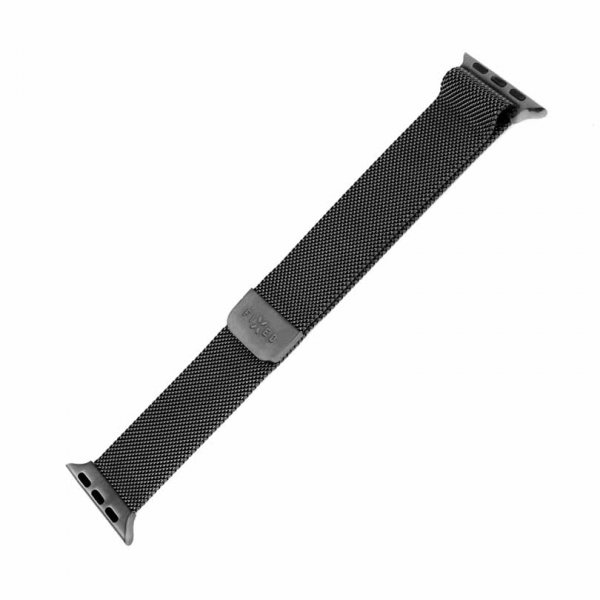 Fixed Apple Watch 38/40/41/42mm Armbånd Mesh Strap Svart