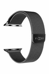 Fixed Apple Watch 38/40/41/42mm Armbånd Mesh Strap Svart