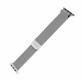 Fixed Apple Watch 44/45/46mm/Apple Watch Ultra Armbånd Mesh Strap Sølv