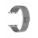 Fixed Apple Watch 44/45/46mm/Apple Watch Ultra Armbånd Mesh Strap Sølv