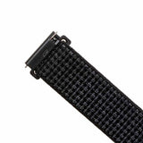 Fixed Samsung Galaxy Watch 22mm Armbånd Nylon Strap Reflective Svart