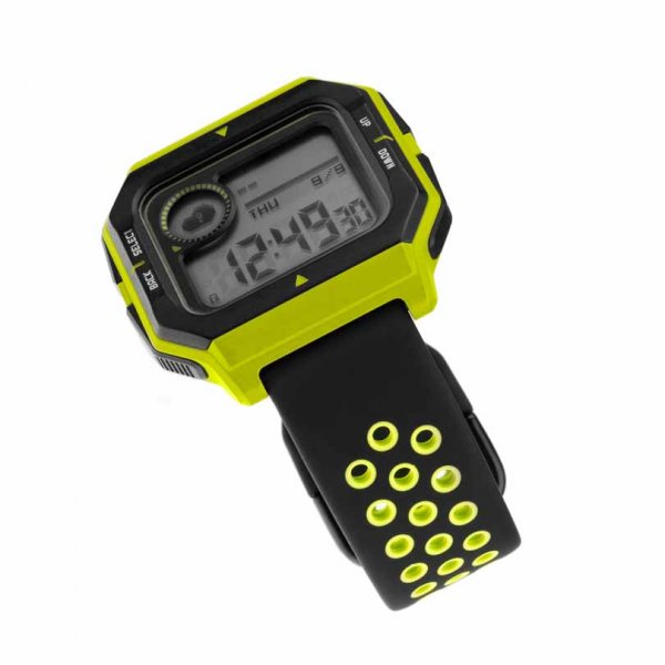 Fixed Samsung Galaxy Watch 22mm Armbånd Sport Silicone Strap Black Lime