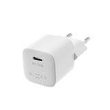 Fixed Lader med Kabel Mini PD Travel Charger Kit USB-C/USB-C 20W Hvit