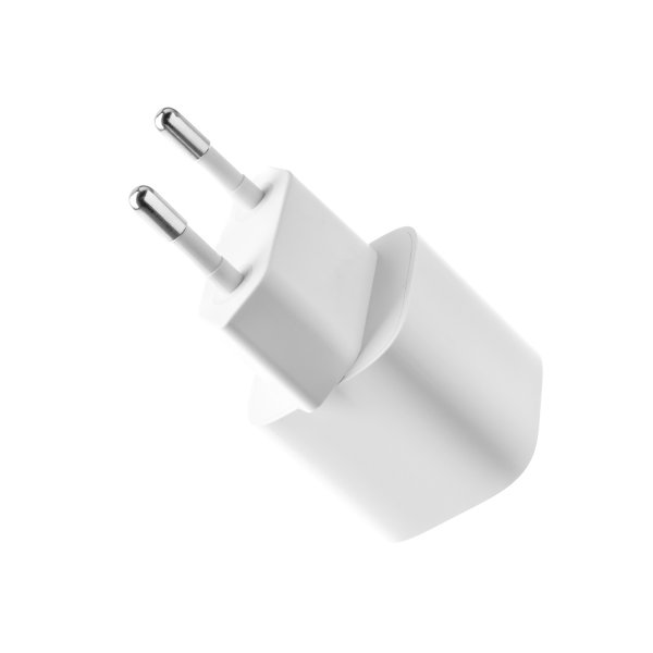 Fixed Lader med Kabel Mini PD Travel Charger Kit USB-C/USB-C 20W Hvit