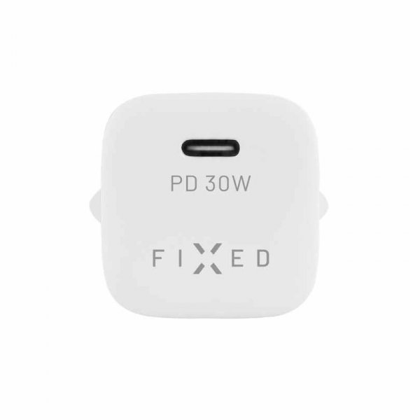 Fixed Lader Mini PD Travel Charger USB-C 30W Hvit