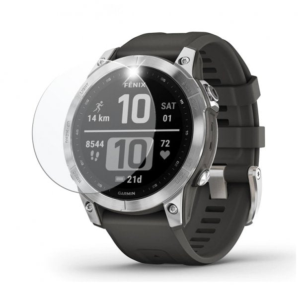 Fixed Garmin Fenix 7/Epix 2 Skjermbeskytter Herdet Beskyttelsesglass 9H 2-pakning