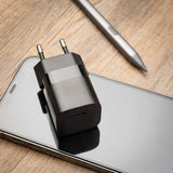Fixed Lader Mini PD Travel Charger USB-C 30W Svart