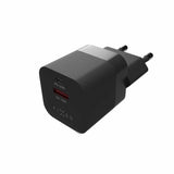 Fixed Lader Mini PD Travel Charger USB-C & USB-A 20W Svart