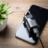Fixed Lader Mini PD Travel Charger USB-C & USB-A 20W Svart