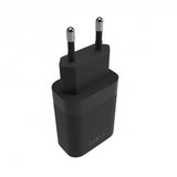 Fixed Lader PD Travel Charger 2xUSB-C 35W Svart