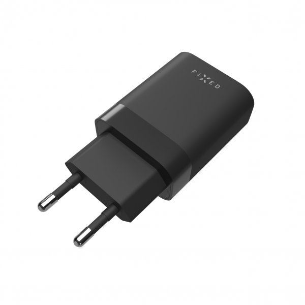 Fixed Lader PD Travel Charger 2xUSB-C 35W Svart